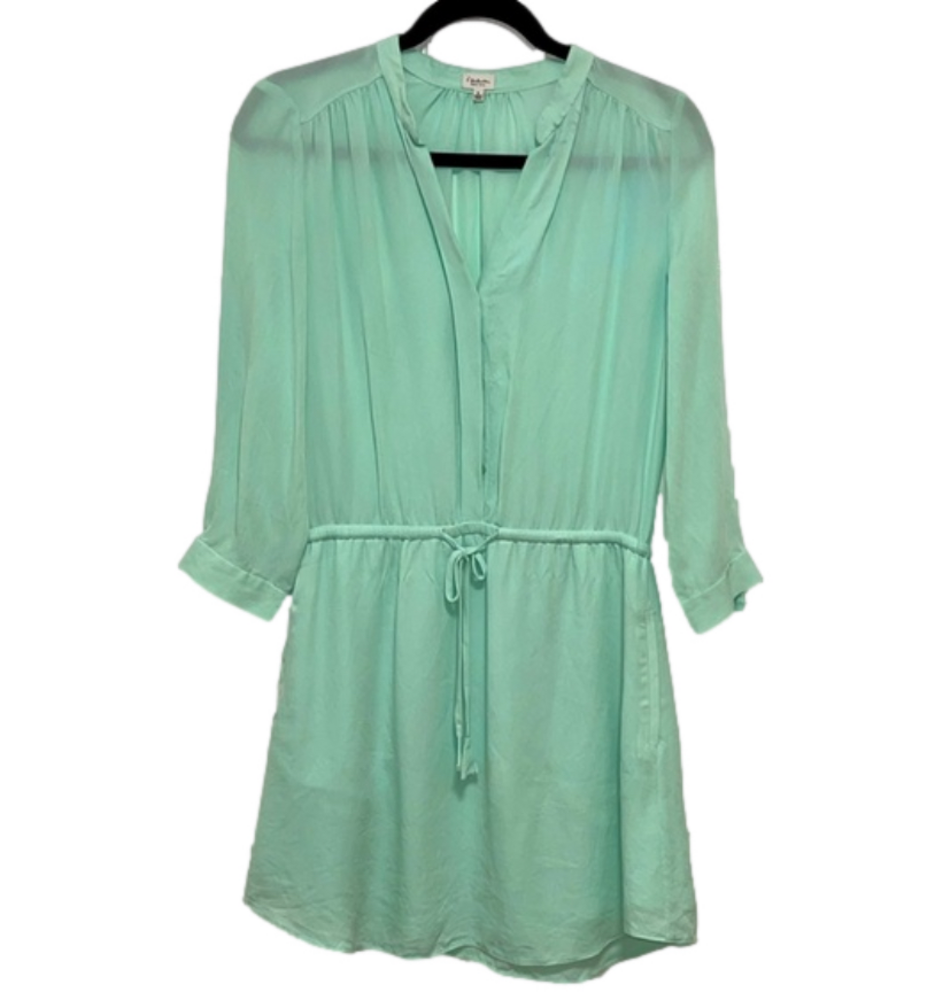 [babaton] Silk Bennett Dress - Mint green